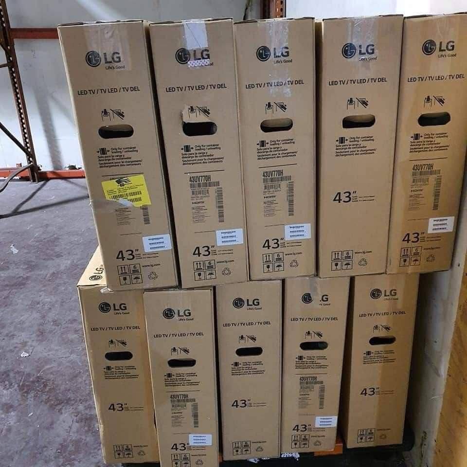 LG 43-Inch TV Pallets liquidation 1 LG 43-Inch TV Pallets