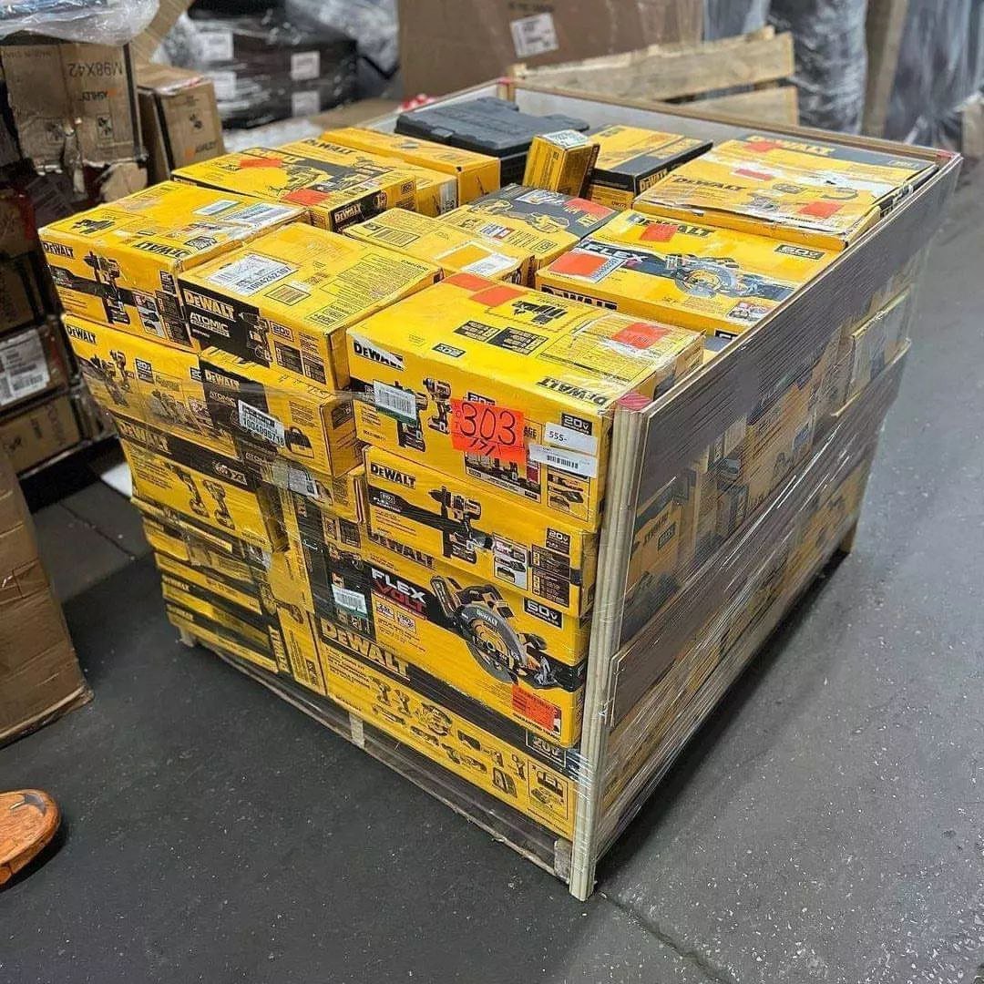 Mixed DeWalt Tools Pallet for Sale – 90 Brand-New Tools 2 Mixed DeWalt Tools Pallet Wholesale | 90 Brand New Tools for $900 – USA Pallet Liquidation