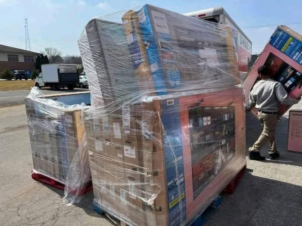 TV Pallets liquidation for Wholesale Sale – 20 Original Samsung, LG, Sony, TCL, Vizio & Hisense TVs ($1,600) 2 Quality mixed TV Pallets liquidation