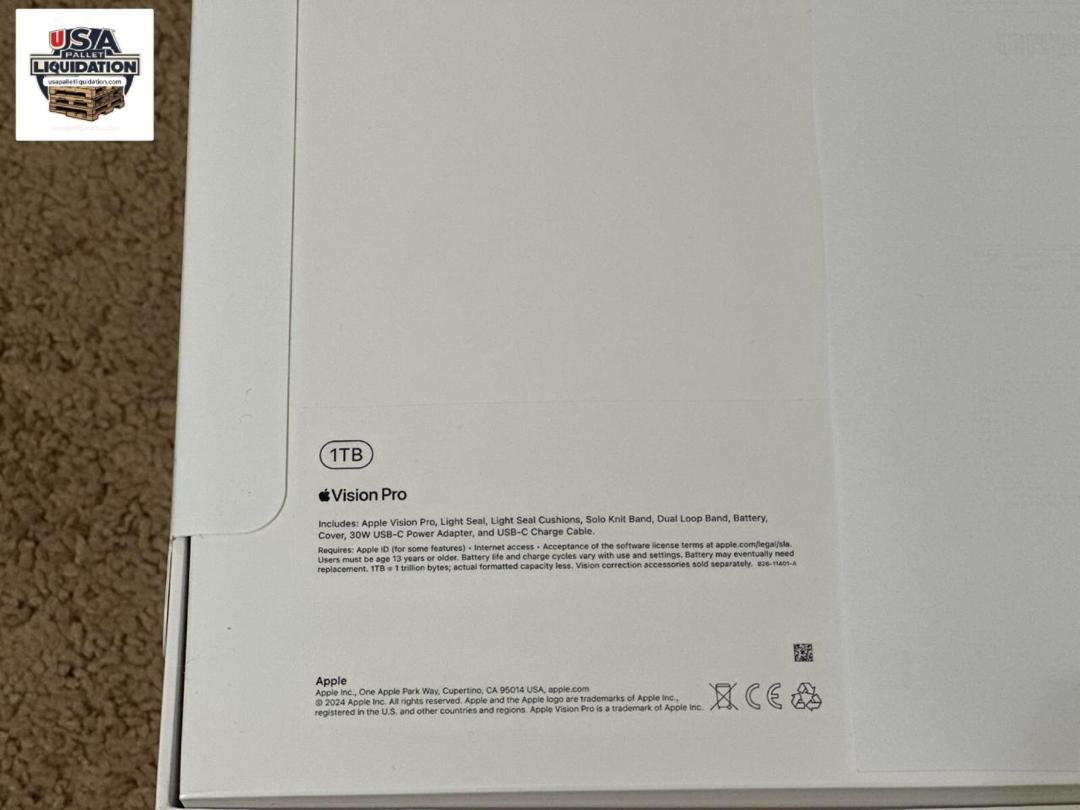 Apple Vision Pro 1TB (IN HAND) – Solo Knit Band, Dual Loop Band & Light Seal | Wholesale Liquidation 9 Apple Vision Pro 1TB (IN HAND) – Solo Knit Band, Dual Loop Band & Light Seal | Wholesale Liquidation - Image 9