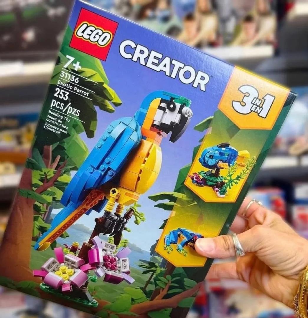 300 PCS LEGO Toy Pallet – 40 Different LEGO Models Mixed | Bulk LEGO Liquidation Pallet for Resellers 8 LEGO Creator parrot building set