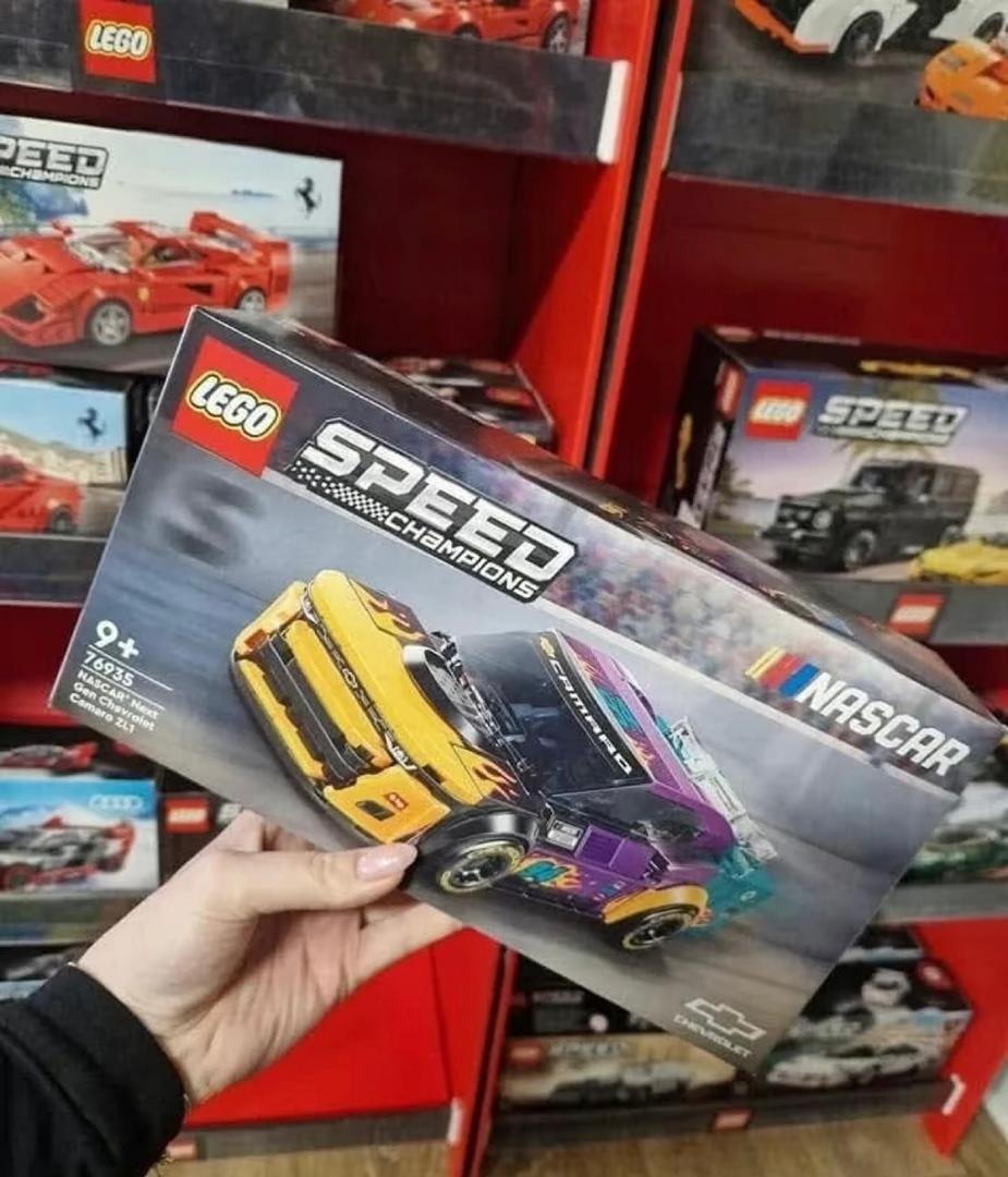 300 PCS LEGO Toy Pallet – 40 Different LEGO Models Mixed | Bulk LEGO Liquidation Pallet for Resellers 7 LEGO NASCAR Speed Champions box displayed