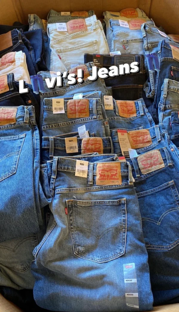 Levis Jeans Pallet liquidation 1 Buy Levis Jeans - Pallet - FLASH LIQUIDATION