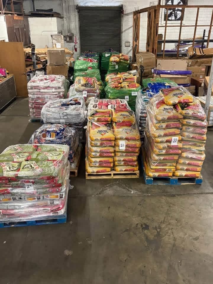 pallet of dog food wholesale